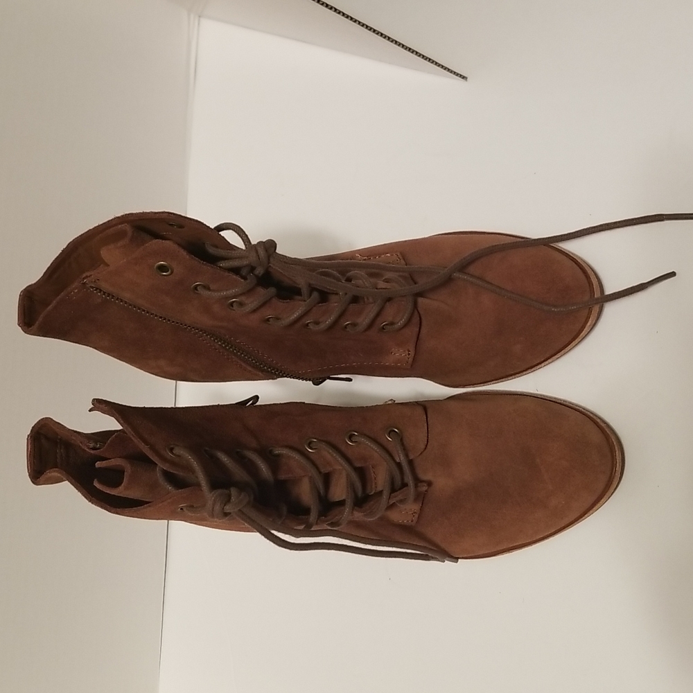 Kork Ease Elfa Suede Leather Ankle Booties Boots